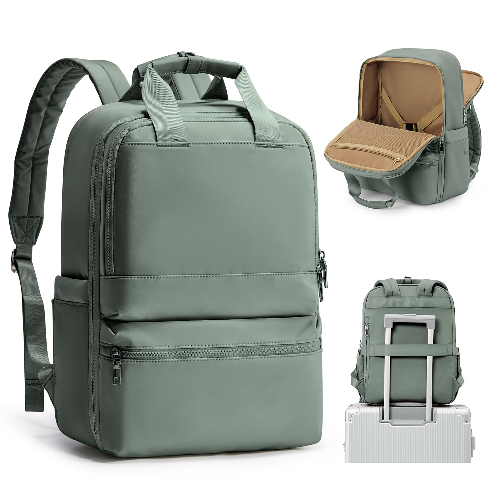 wepadre Small Travel Backpack Carry on Flight Approved Personal Item Travel Bag Carry on Backpack for Women Work Laptop Backpack for Traveling Personal Bags for Airplanes Mochila De Viaje