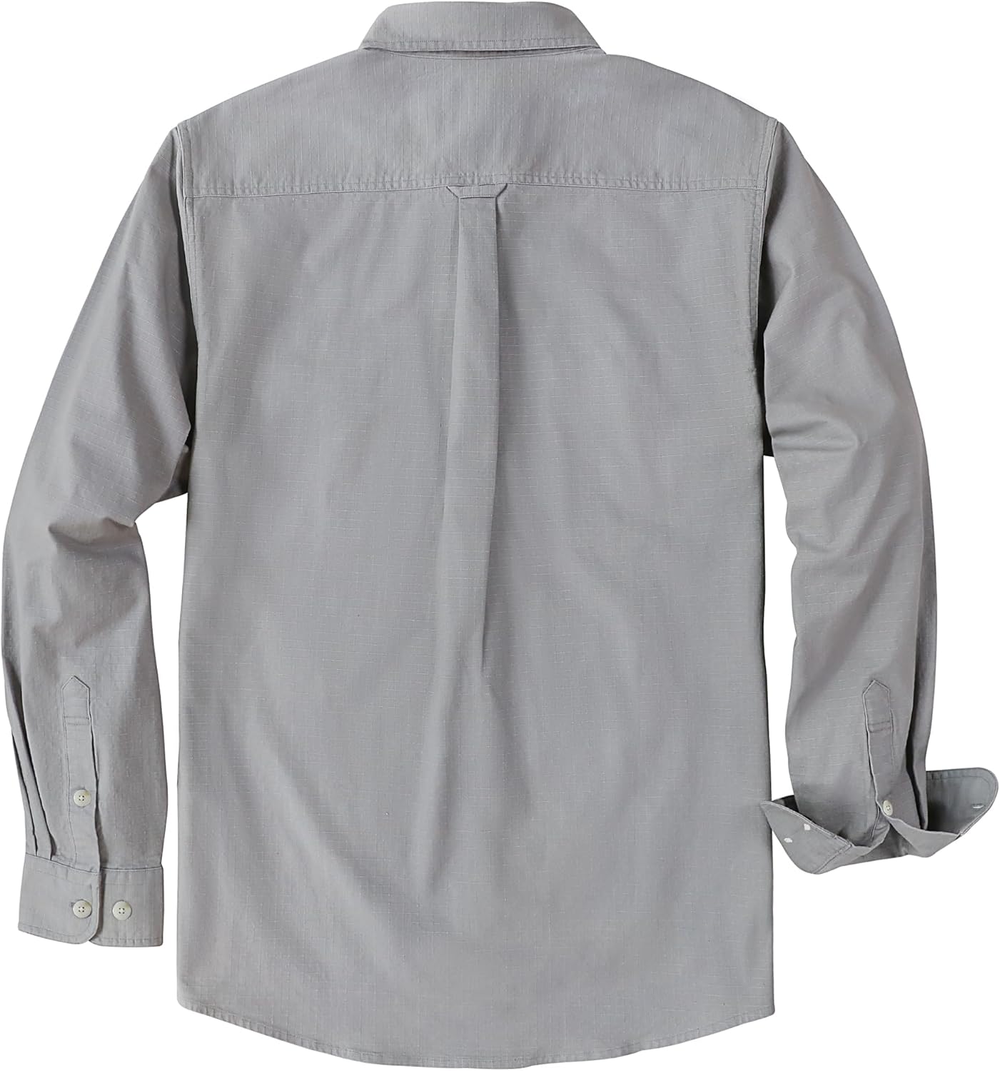 Dubinik® Mens Button Up Shirts Long Sleeve Casual Button Down Shirt Men Vintage 2 Pocket Sturdy Stretch - Image 2