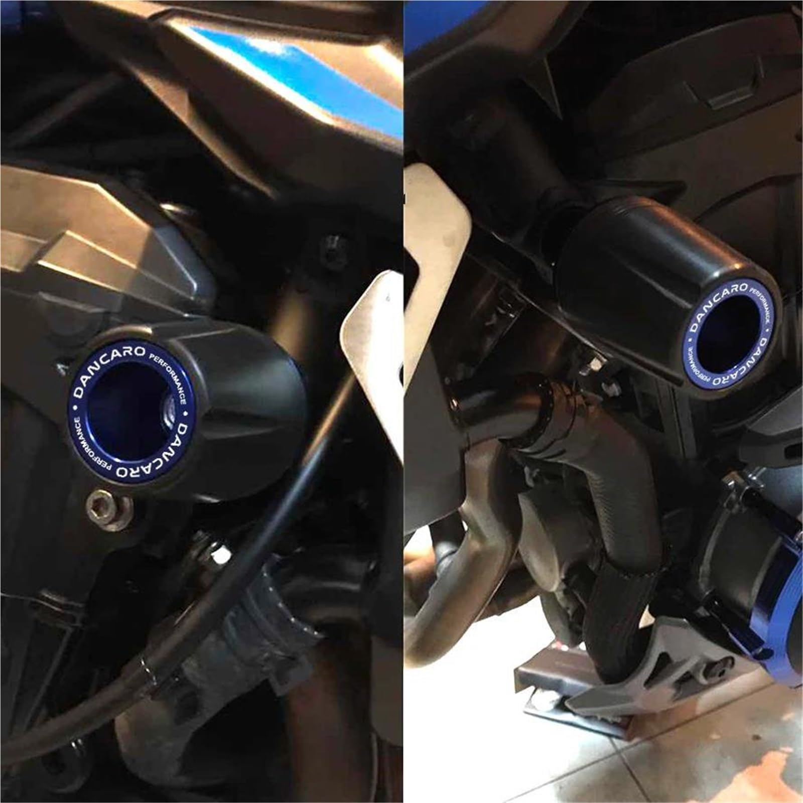 Protección Anticaídas para K&awasaki Z125, Z400, Z900, Z 125, 400 Y 900. Deslizadores De Chasis Y Protectores De Carenado. Deslizante Caída Protector(Verde)
