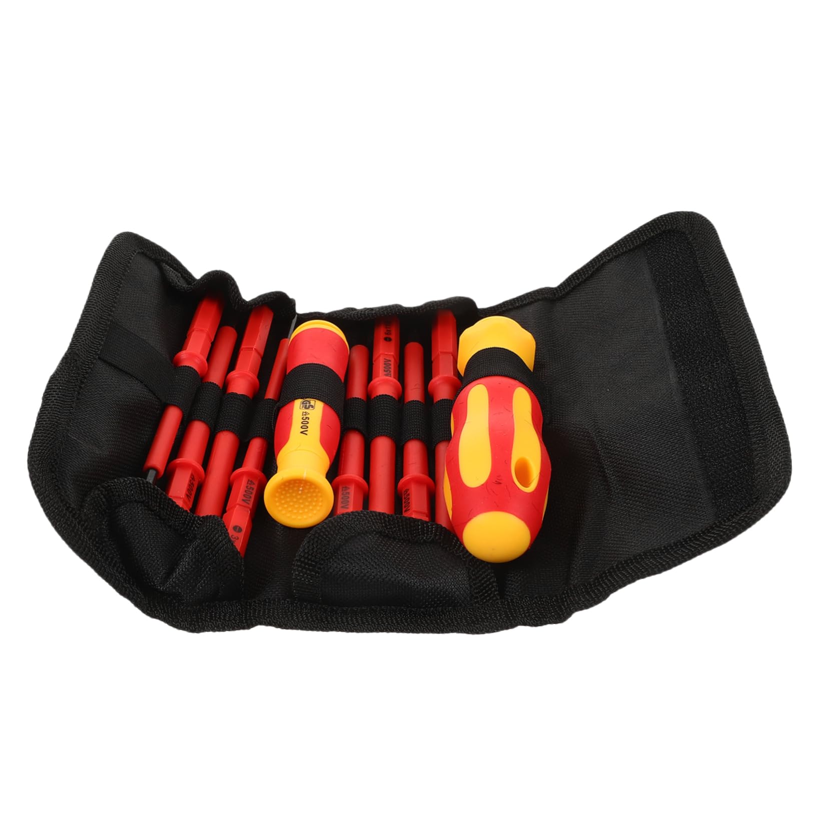 HOMSFOU 5sets Cacciaviti Isolati Per Elettricista Strumenti Di Sicurezza Per Riparazioni Elettriche Cacciavite Croce e Piatto Kit Professionale Per Uso Domestico e Lavoro Elettrico