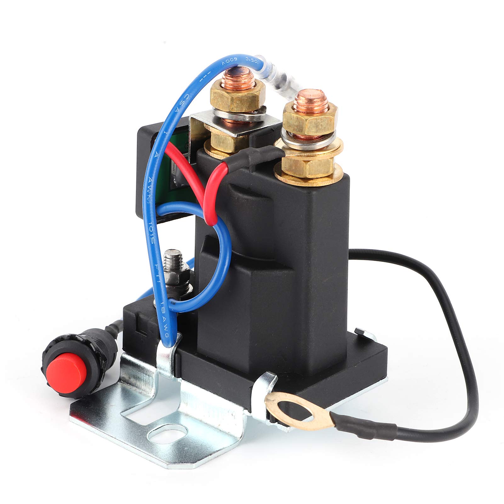 Brrnoo Juego de relé Aislador de Batería con Control Automático de Voltaje de 6 Terminales para Modificación de Vehículos, Ideal para Automóviles, Vehículos Recreativos y Yates