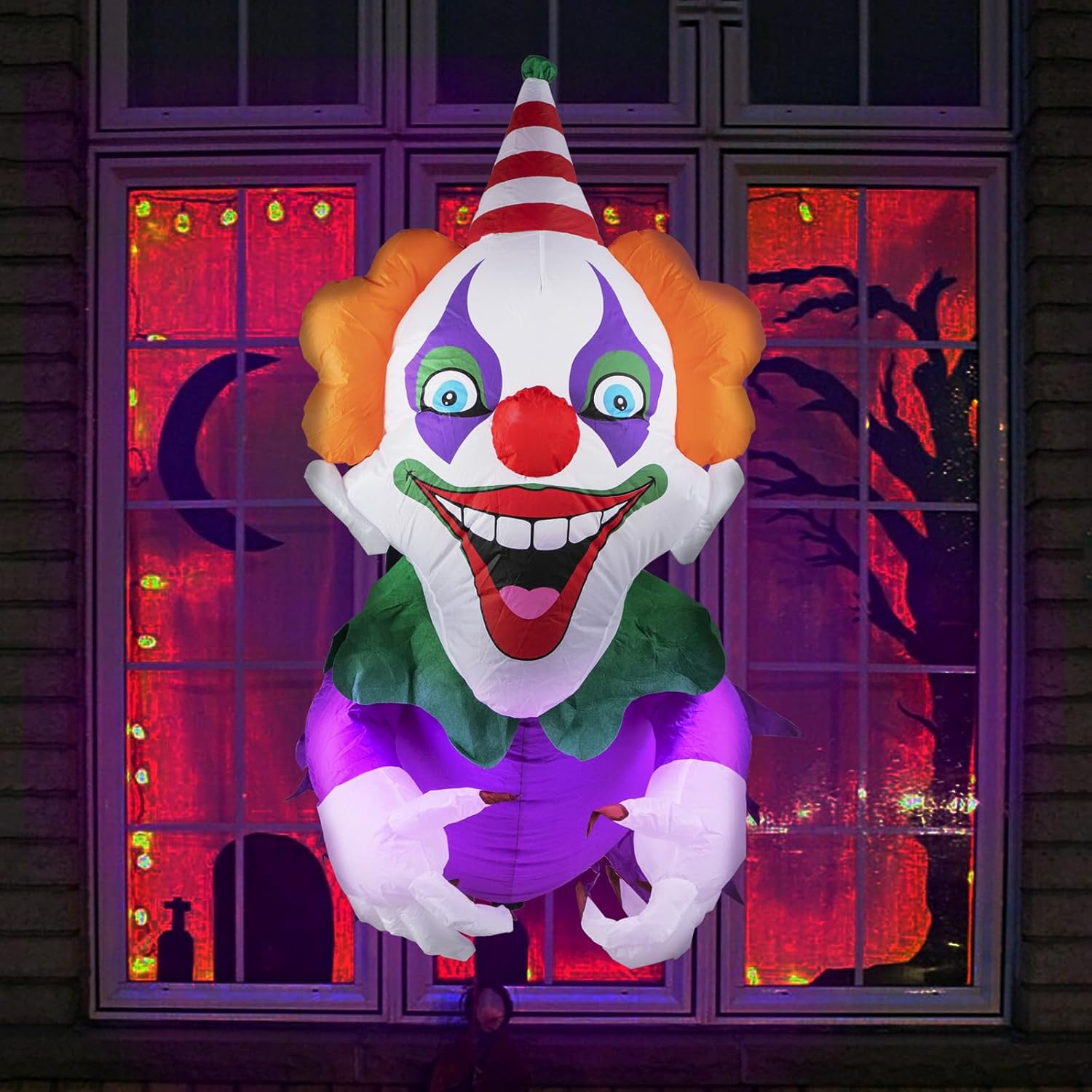 Nervure 4FT Halloween Inflatable Clown Halloween Inflatables Outdoor