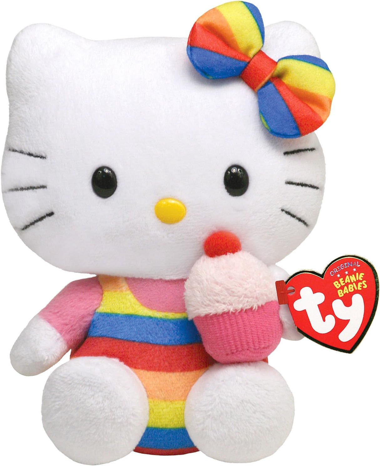 Ty Beanie Baby Hello Kitty - Cupcake