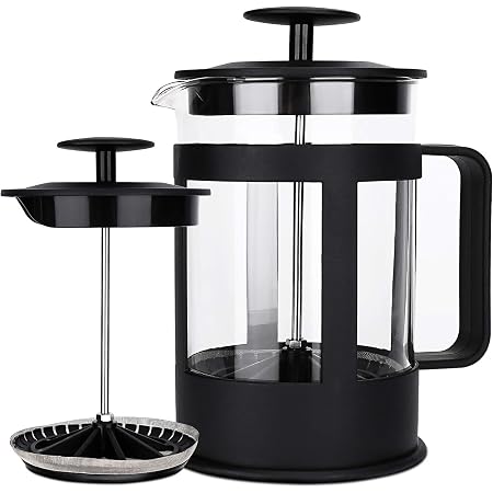 Cafetera Francesa, TYC 850 ml Brazil Cafetera Prensa Francesa vidrio tipo  embolo french press para compartir un cafe gourmet (850ML) : Amazon.com.mx:  Hogar y Cocina