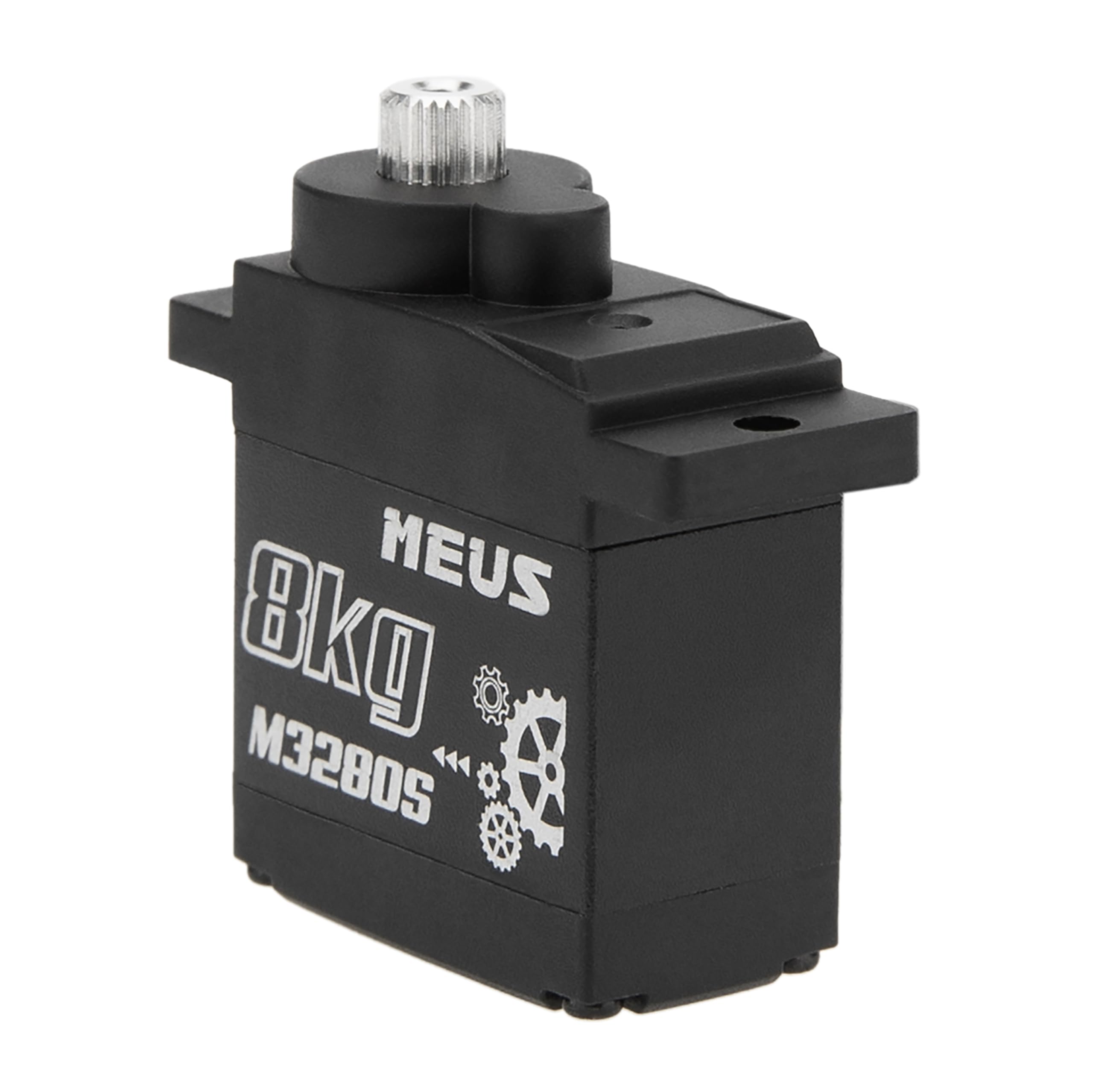 MEUS RACING Micro servo numérique RC 8 kg pour axial SCX24 Traxxas TRX4M Redcat Ascent-18 1/18 1/24 RC Crawler (M3280S)