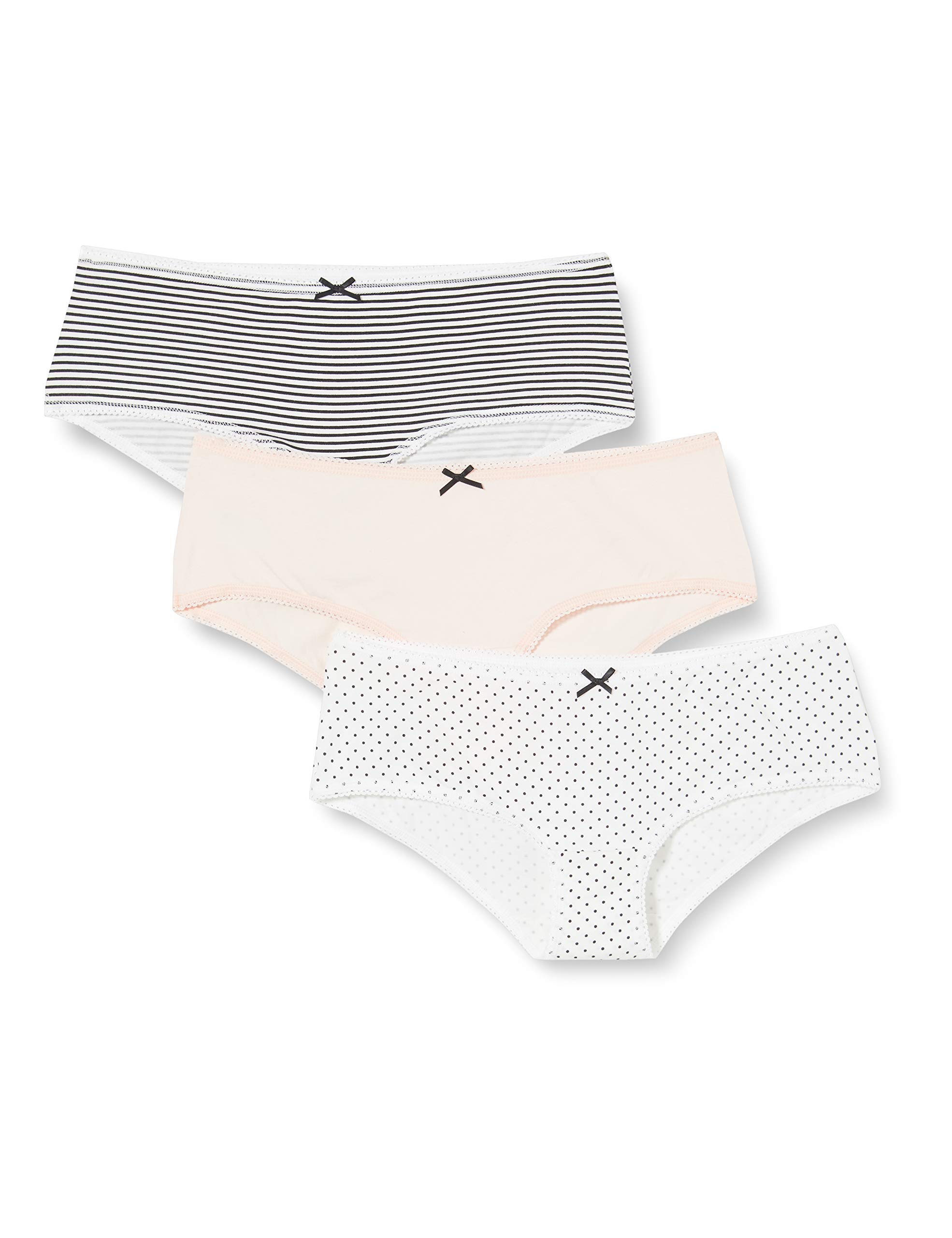 Iris & Lilly Women's Cotton High Waist Knickers, Pack of 3