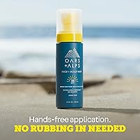 Vista 5 de Oars + Alps Face & Scalp Sunscreen Spray Mist, SPF 35 Facial & Hair Sunscreen