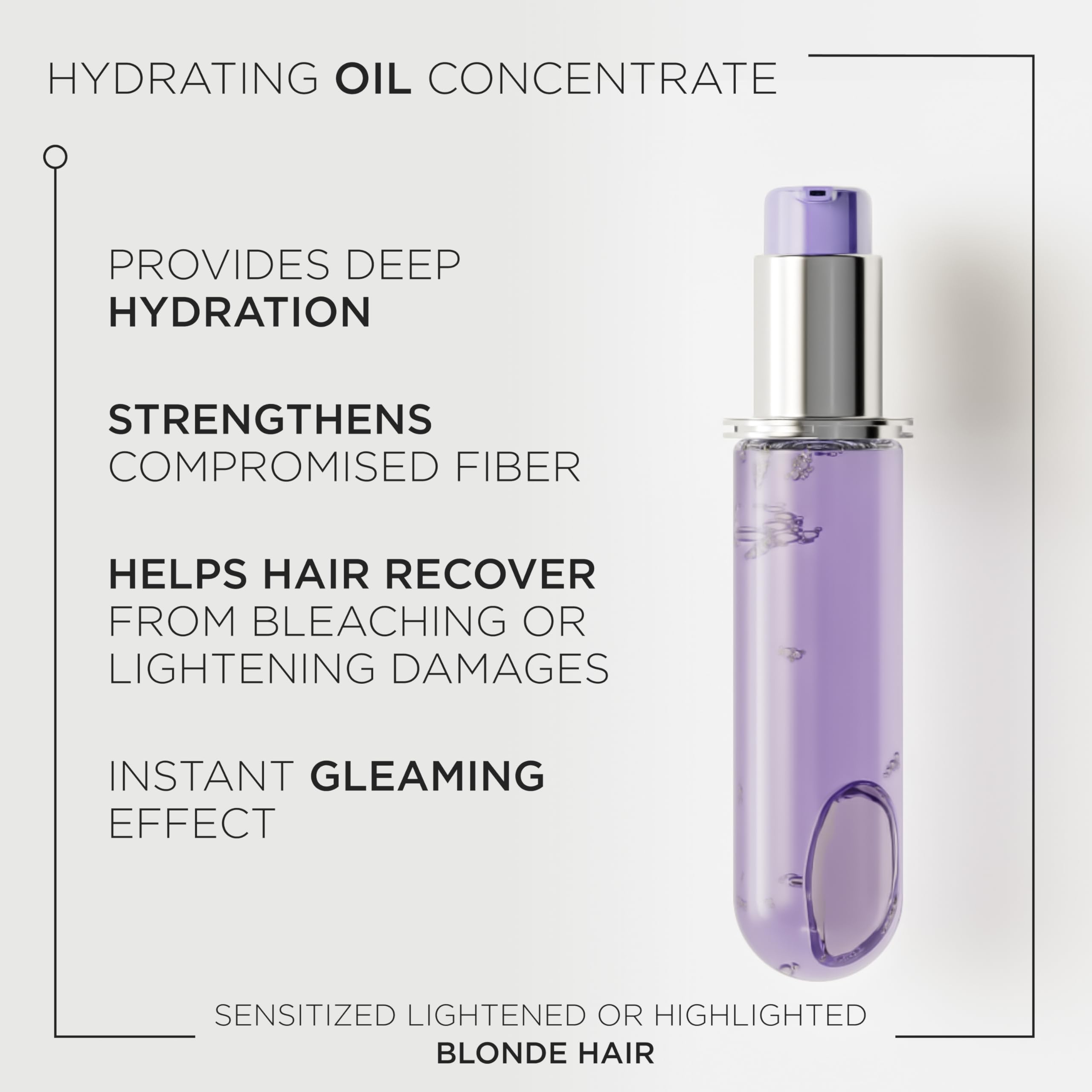 Kérastase Blond Absolu l’Huile Cicagloss, Stärkendes Pflege-Öl für blondes oder blondiertes Haar, Reparierende und stabilisierende Haarpflege mit Hitzeschutz, Nachfüllpackung, 75 ml