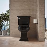 Vista 9 de KOHLER 4636-RL-7 Cachet ReadyLatch - Asiento de inodoro alargado de cierre lento, asiento de inodoro de cierre suave con tapa silenciosa, topes