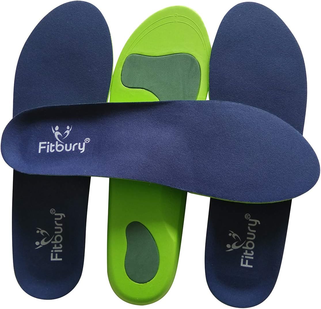 [2 Pairs] Plantar Fasciitis Insoles Full Length With Arch Supports & FREE eBook, Orthotic Insoles, Orthotic Inserts, Plantar Fasciitis Insoles For Men & For Women