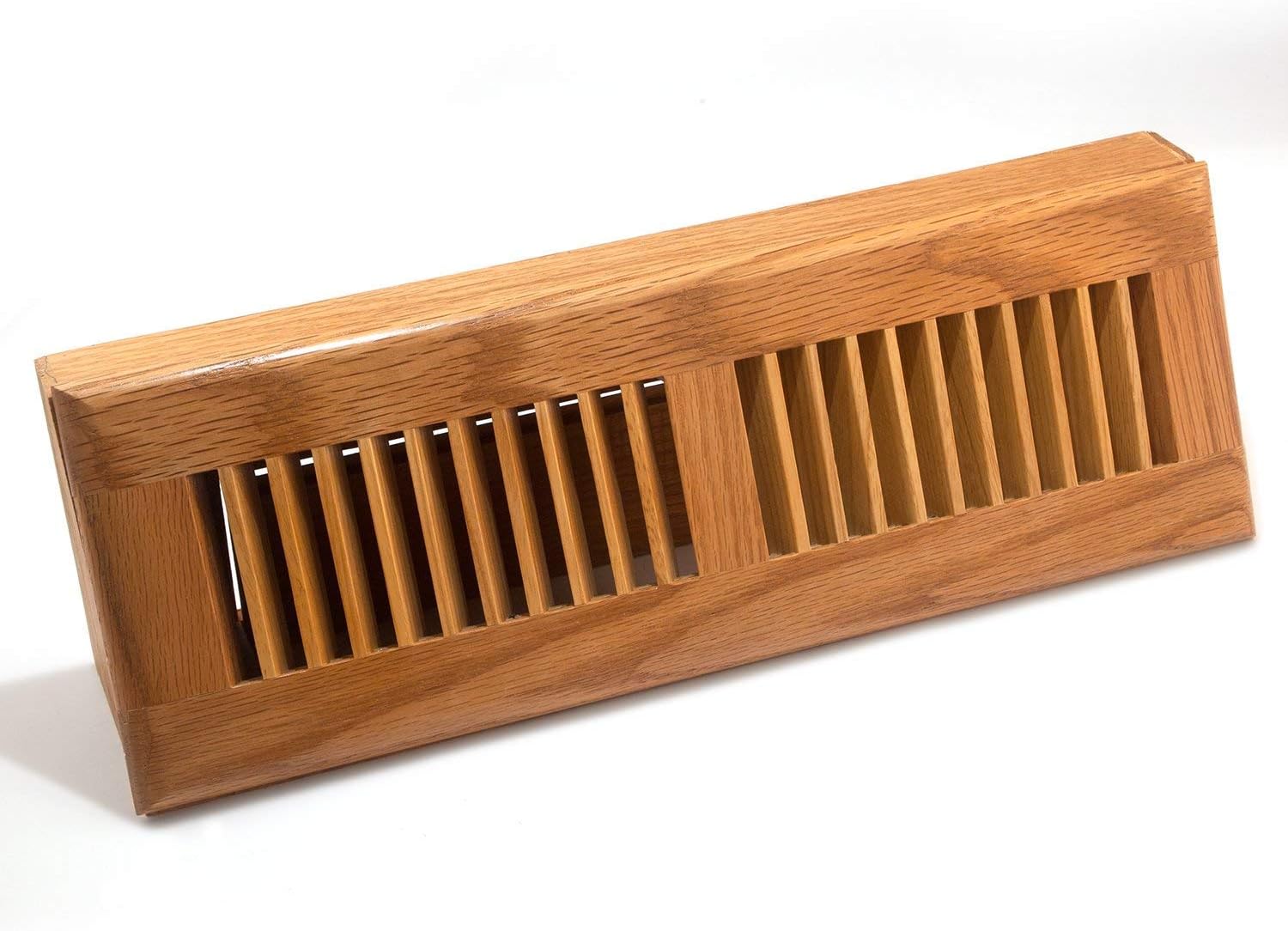 Accord AOBBOL15 Oak Baseboard Register, 15-Inch(Duct Opening Measurement), Light Finish