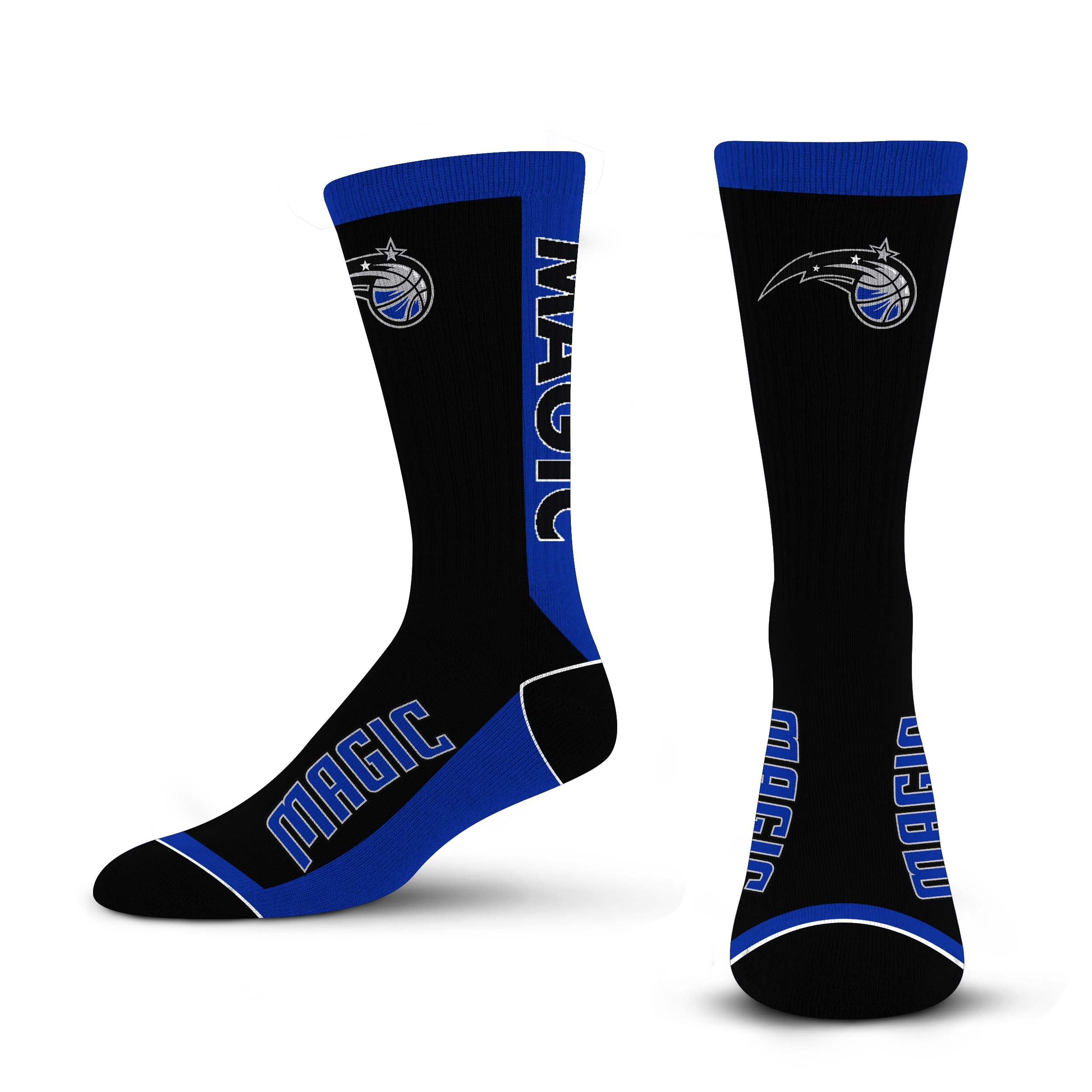 For Bare Feet Men's Team Nba Mvp Crew Sock Medium