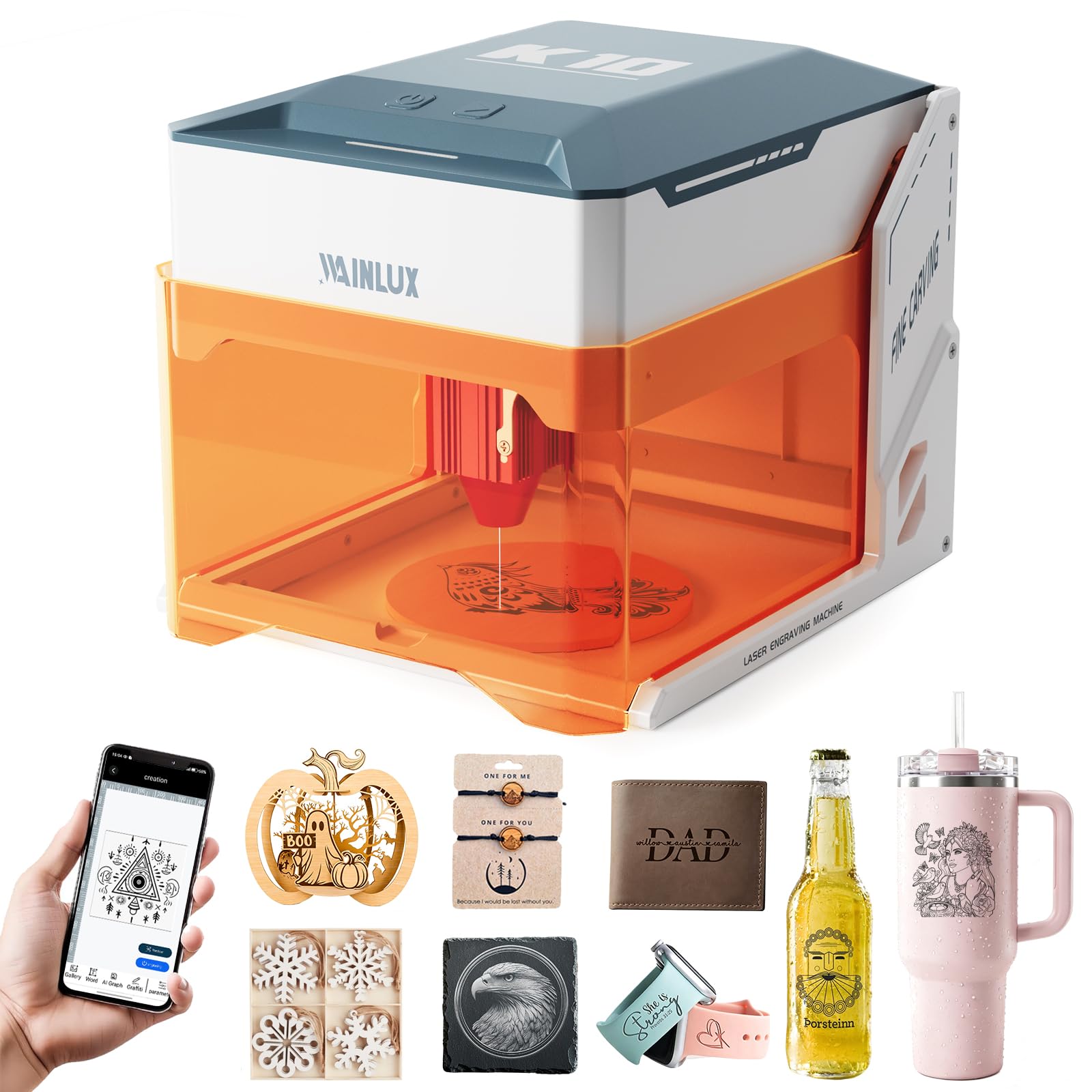 WAINLUXPRO K10-5W Laser Engraver
