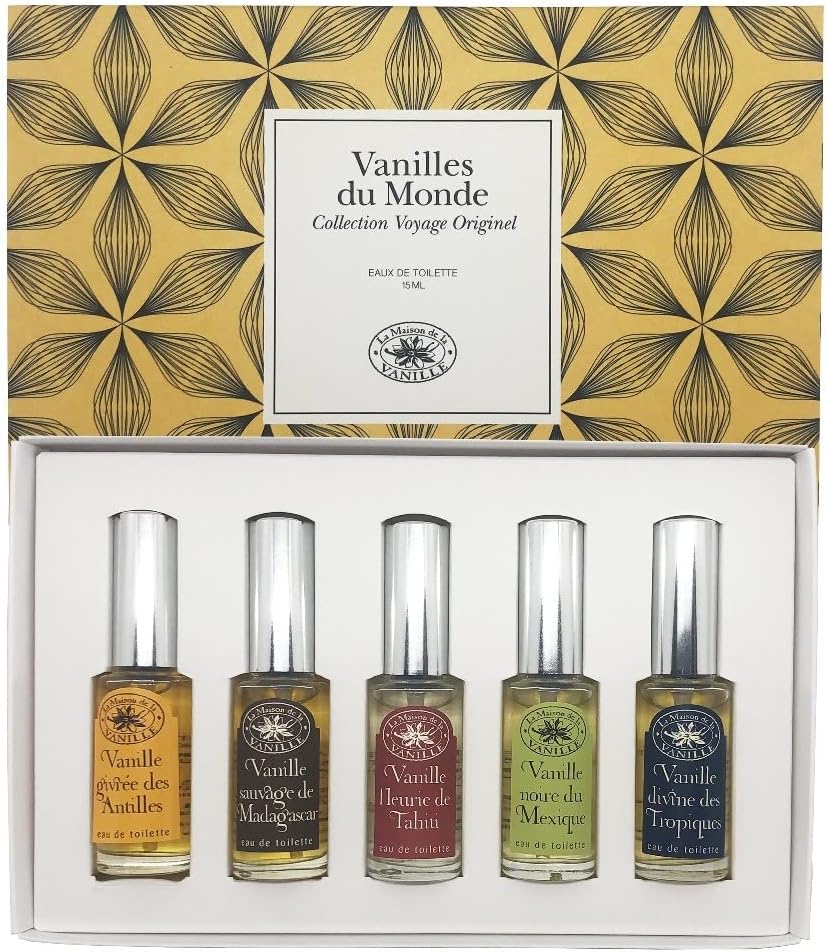 Toutes Les Vanilles du Monde by La Maison de la Vanille 5-delige set La Maison de la Vanille Toutes Les Vanilles du Monde by La Maison de la Vanille 5-delige set La Maison de la Vanille
