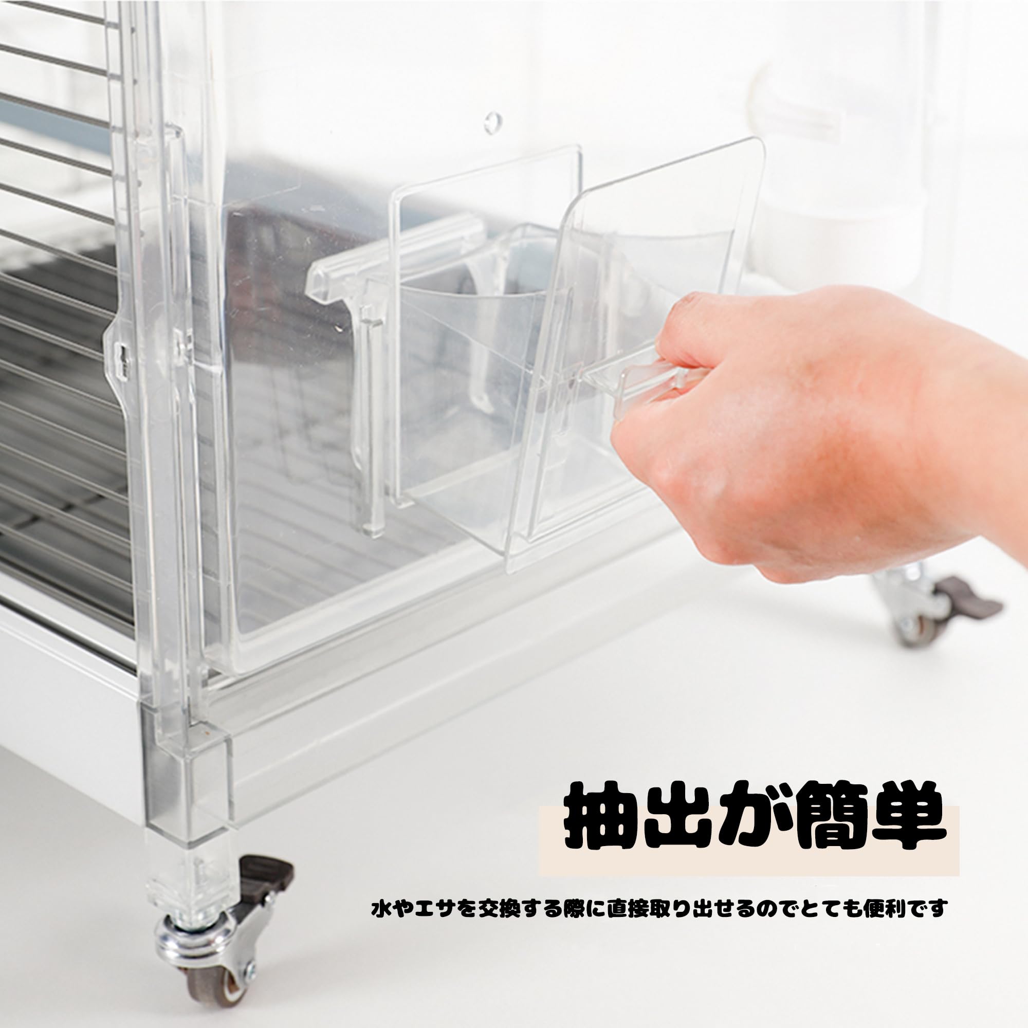 Amazon | 鳥かご インコ43*39*63CM 小型および中型のオウムに