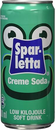Sparletta Creme Soda Soft Drink 300 ml (Pack of 24)