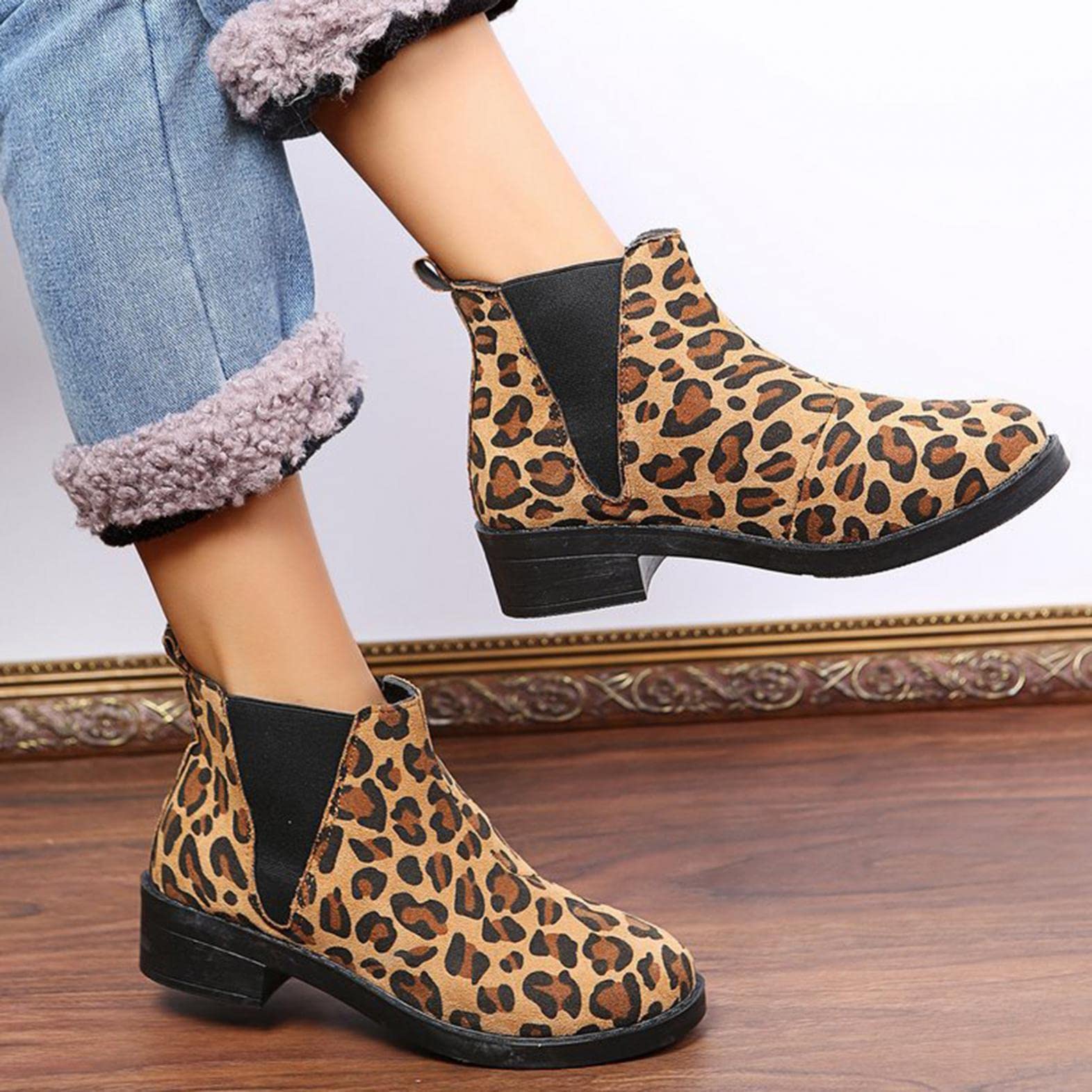 Chelsea Boots for Women Sherpa Boots 