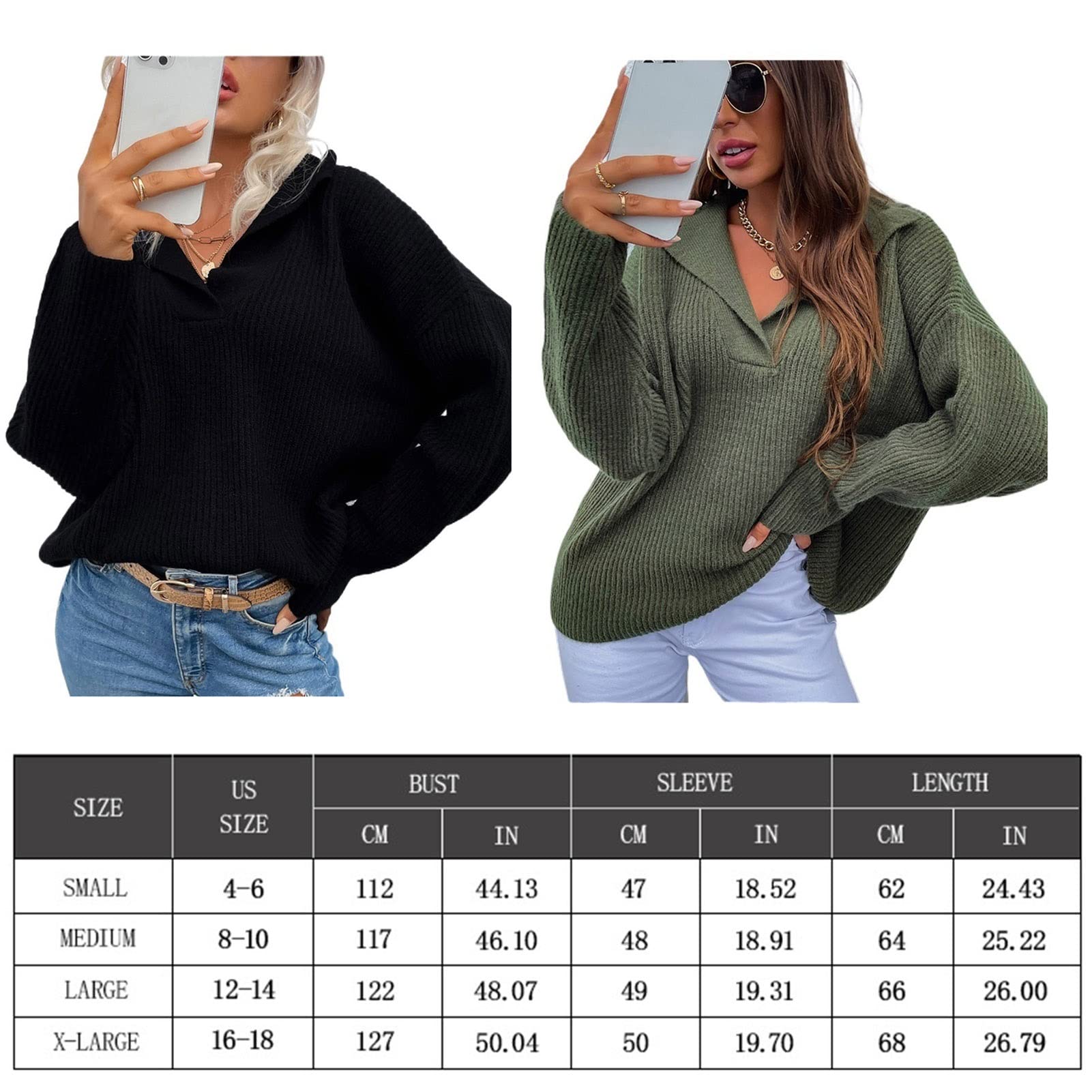 Damski sweter z dekoltem w serek, luźny top z dzianiny można dopasować do wszystkich ubrań na wiosnę, zimę