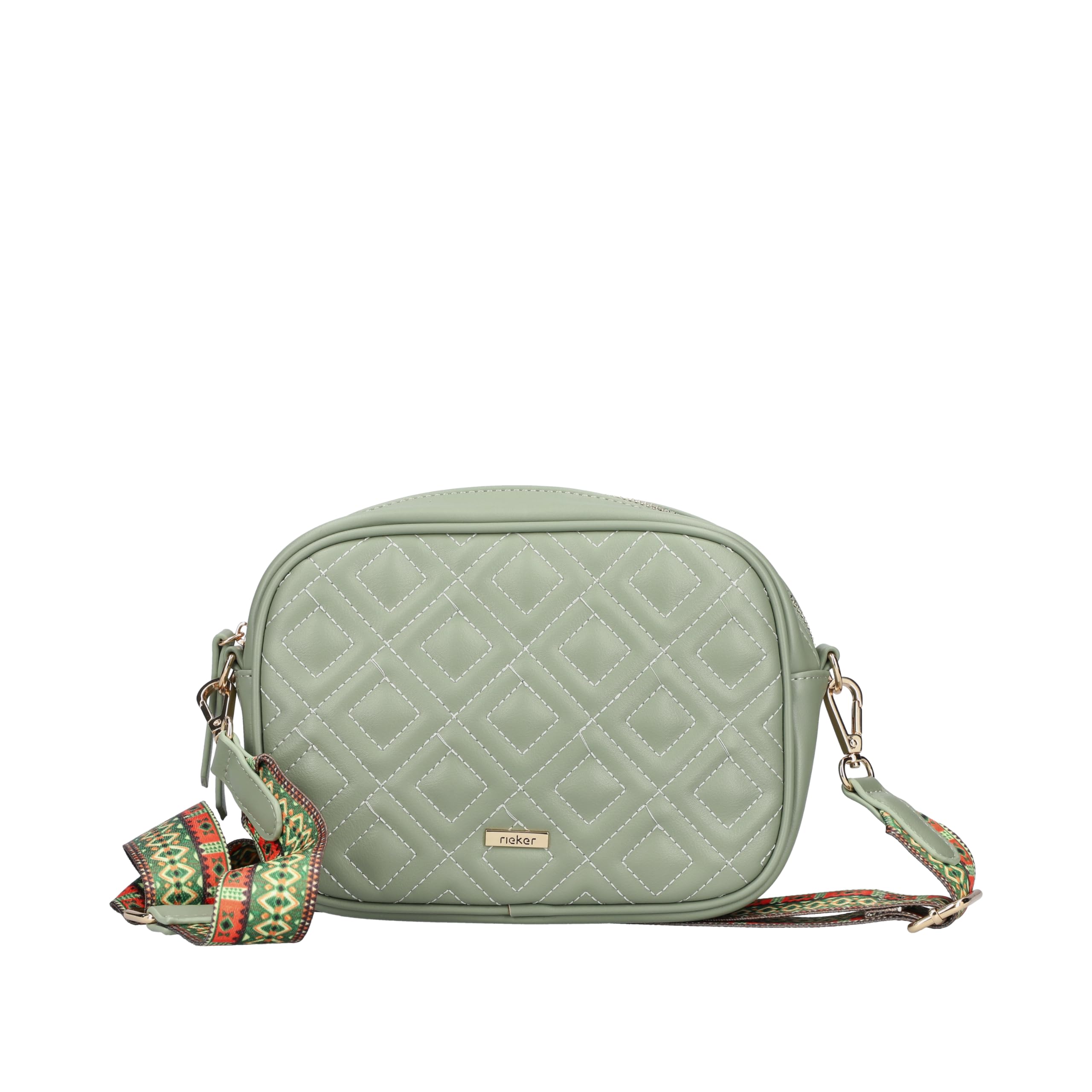 Rieker Women's H1500 Shoulder Bag, Green, S