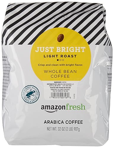 TiendaFresh Just Bright - Café de grano entero tostado ligero 32 onzas