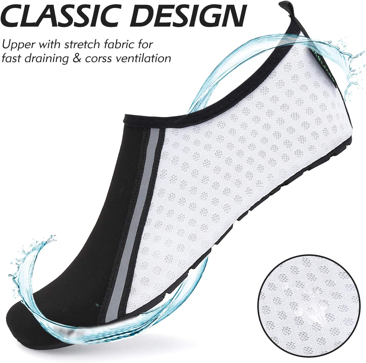 SAGUARO Kinder Badeschuhe Mädchen Schwimmschuhe Junge Schnell Trocken Outdoor Aqua Schuhe Pool Yoga,21-35EU - Image 2