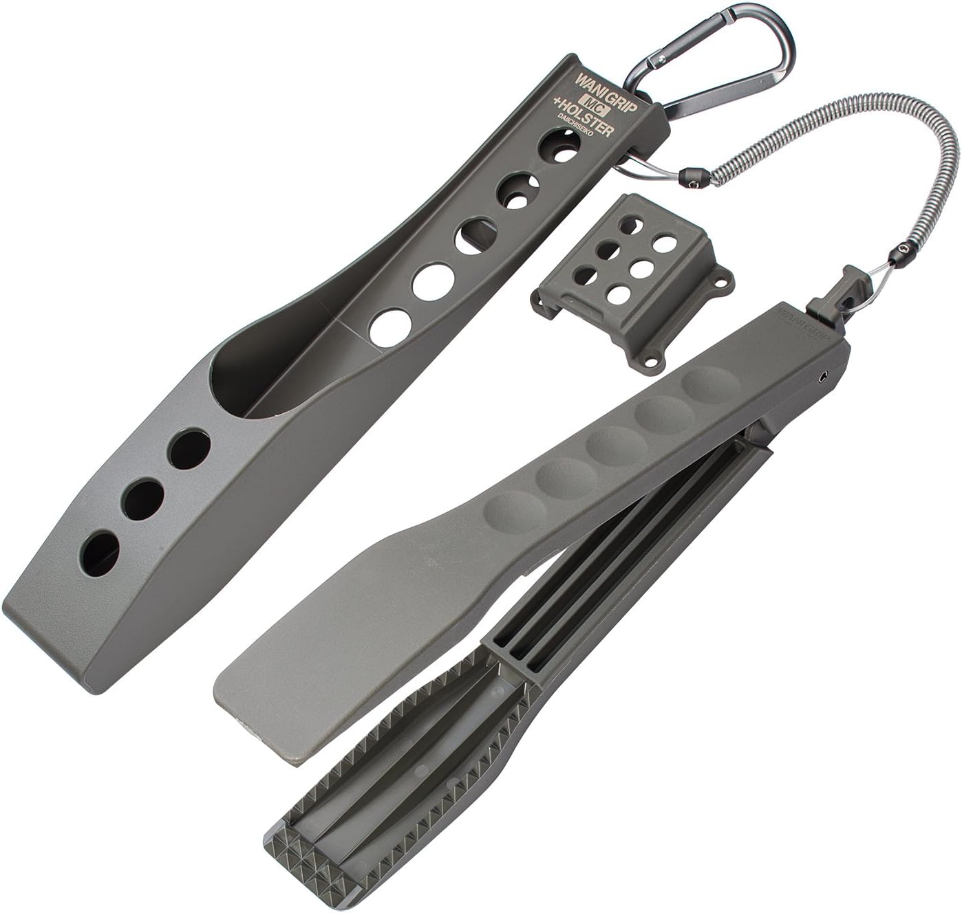 Daiichi Seiko Fish Grip Alligator Grip MC+ Holster Foliage Green Fish Clip Fishing Pliers Fishing Grip Fishing