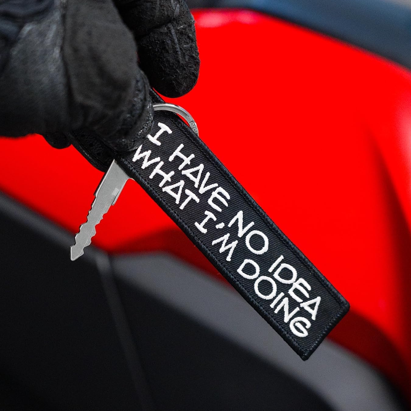MotoLoot Keychain for Motorcycles, Scooters, Cars and Gifts (I Have No Idea What I'm Doing)