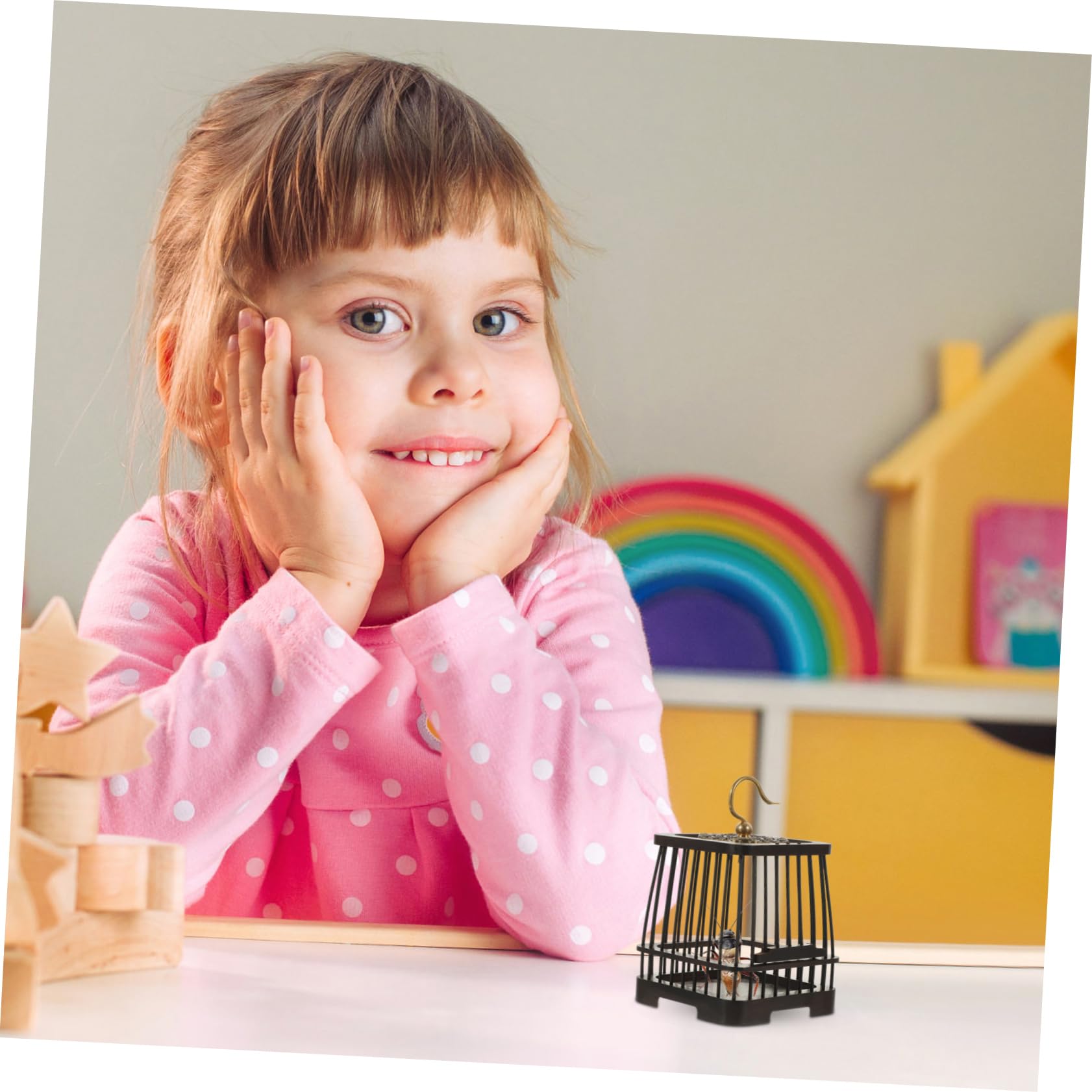 BESPORTBLE 2piezas Jaula De Madera Mini para Casa De Observación para y Diseño y Ecológico para Juguete Educativo De