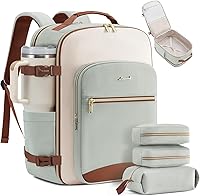 Vista 17 de LOVEVOOK Mochila de viaje para llevar a bordo, Mochilas de viaje