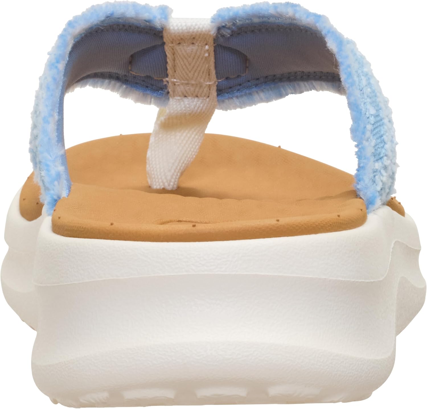 HEYDUDE Women’s Tide Flip Denim Stars Sandals | Frayed Denim Strap, EVA Footbed, Lightweight Flip Flops