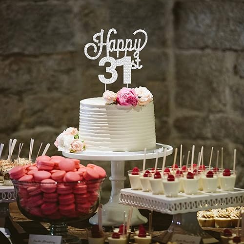 Miniatura 538 de LINGTEER Decoración de pastel de diamantes de imitación dorados para cumpleaños número 15 – Cheers to 15th Birthday Quince años de edad, decoración