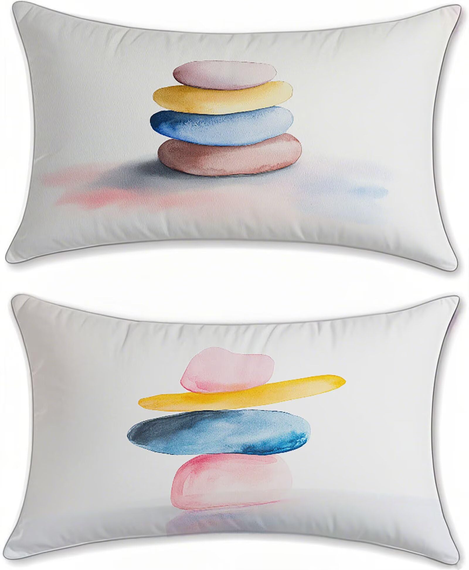 Housse coussin exterieur impermeable pour salon de jardin et canape de terrasse en lin
