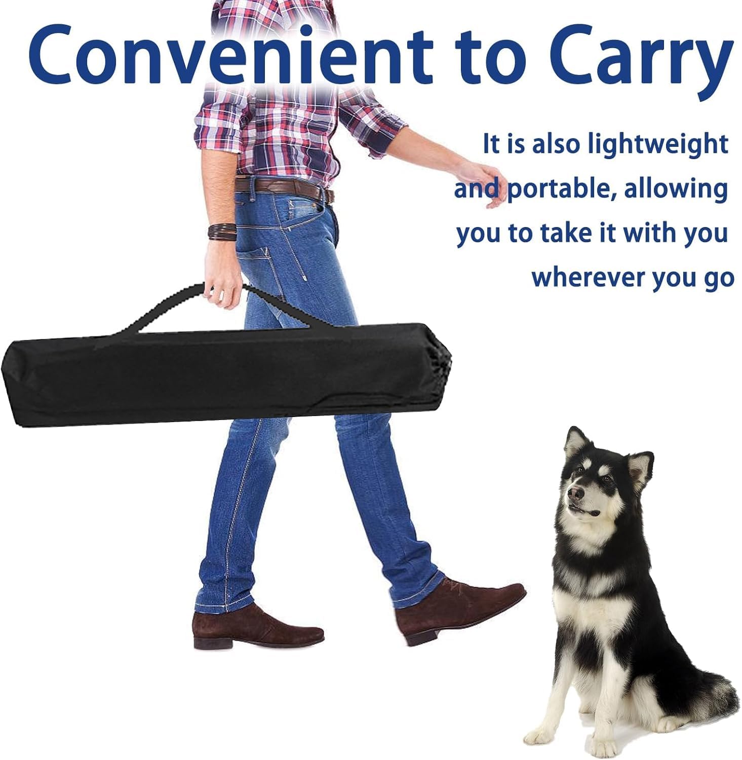 Dog Agility Equipment - Complete Dog Agility Course Backyard Set Including Tunnel & Obstacle Course, Professional Training Equipment for Dogs - image 7