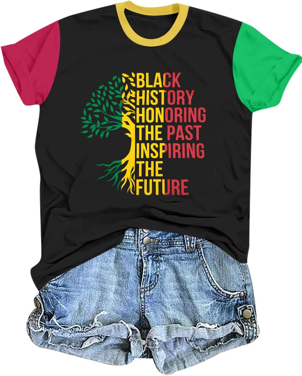 Black History Shirts for Women: Black History Month Shirt Black Culture Tee African American Top