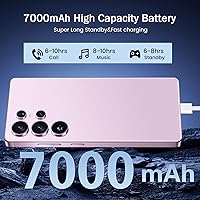 Vista 3 de I25 Ultra 5G Teléfono Inteligente Desbloqueado, Teléfono Celular Completo de 12GB+512GB para Android 14, Teléfono Celular Desbloqueado de 6.99