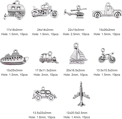 Miniatura 2 de Airssory Colgantes de metal antiguo, Metal