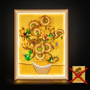 LIGHTAILING Light for Lego-31215 Vincent-Van-Gogh Sunflowers - Led Lighting Kit Compatible with Lego Building Blocks Model - NOT Included The Model Set