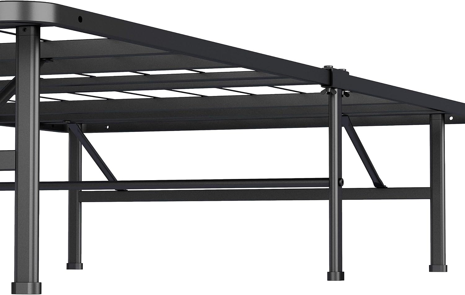 Simple Houseware 14-Inch Twin Size Mattress Foundation Platform Bed Frame, Twin