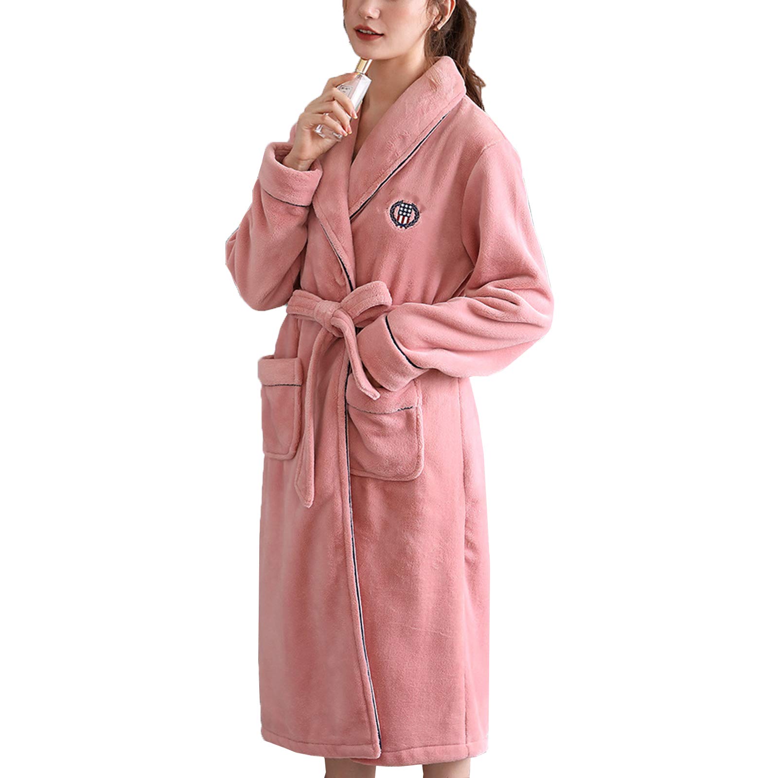 Peignoirs en flanelle pour femmes sensibles au froid chemise de nuit 2XL