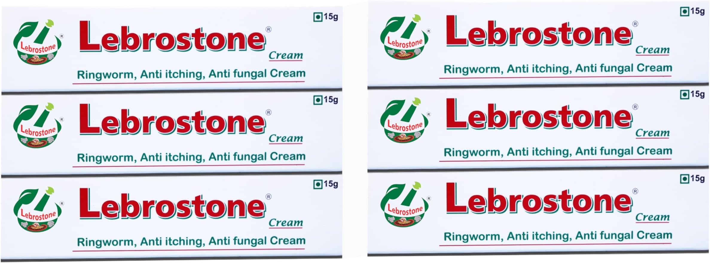 Cream Ayurvedic Treatment for Ringworm, Anti Itching, & Anti Fungal Infections (25 (Gram) Pack of 6, 150, gram)