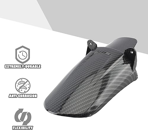 Miniatura 80 de Guardabarros trasero Sur Ron, imitación fibra de carbono Dirt Bike trasero Fender Protectorfor Sur-Ron Light Bee Guardabarros trasero,Guardabarros