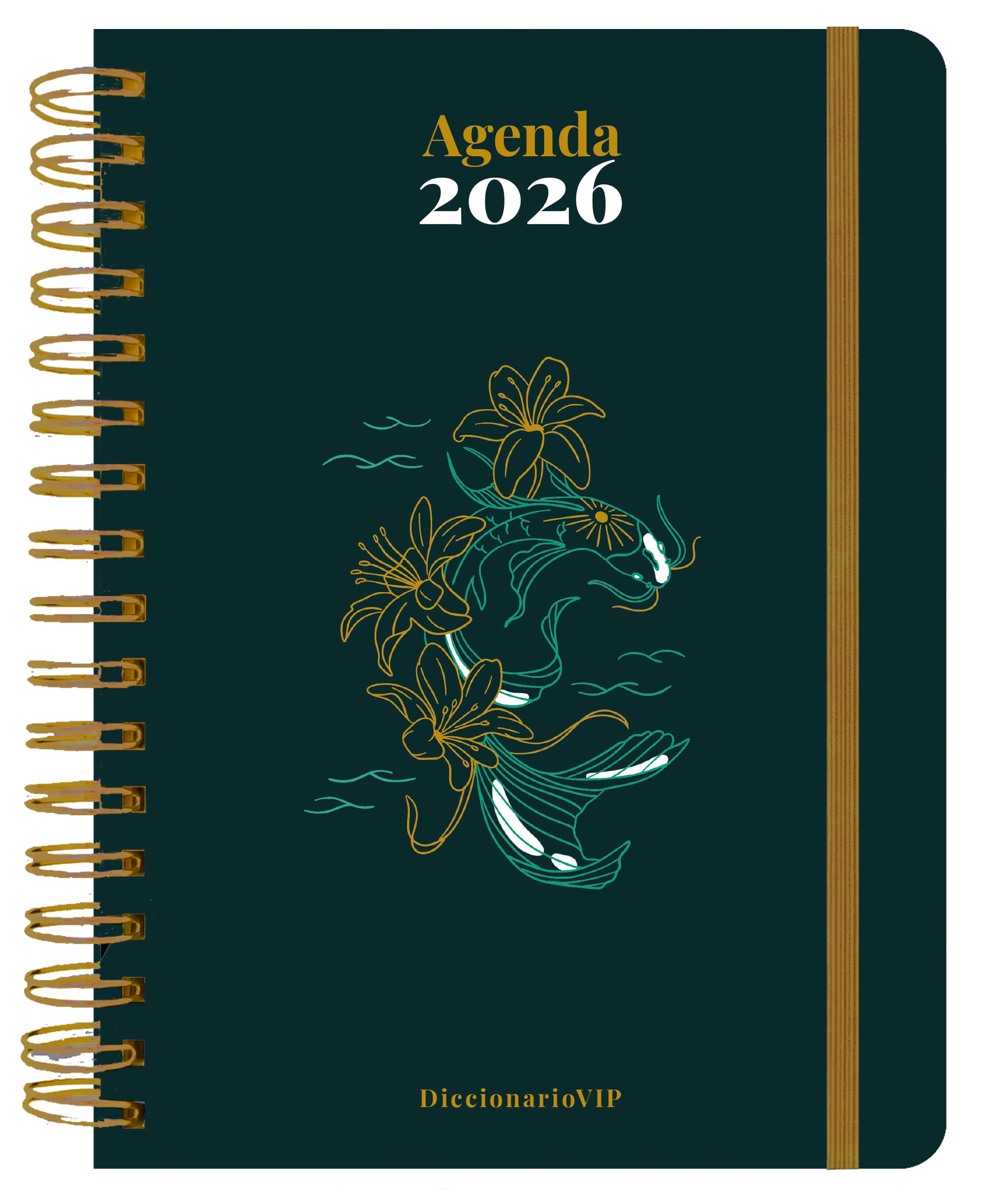 Agenda anual diaria 2026 "DiccionarioVip" (TANTANFAN)