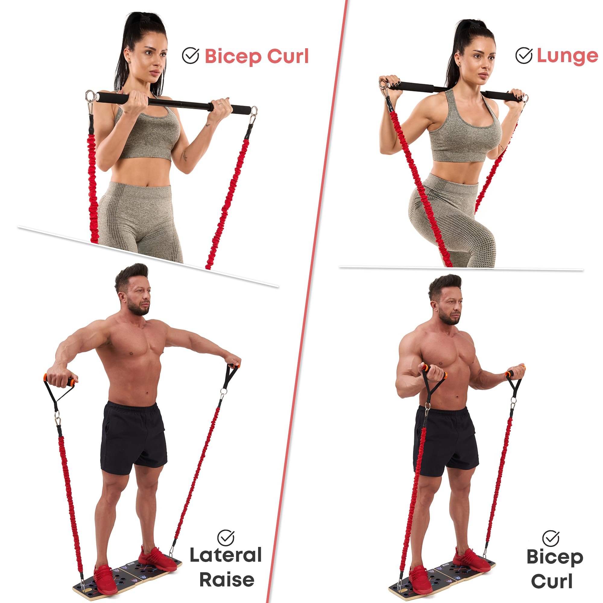Planche de pompes push-up - Rosalina Shop
