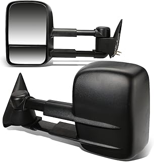 DNA Motoring TWM-001-T222-BK Pair of Towing Side Mirrors