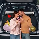 Party Propz Happy Anniversary Decoration Items - 18pcs Car Boot Decoration Combo, I Love You Balloons For Decoration, Proposal Decoration Items, Confetti Popper For Anniversary(Cardstock, Foil, Latex) gallery image