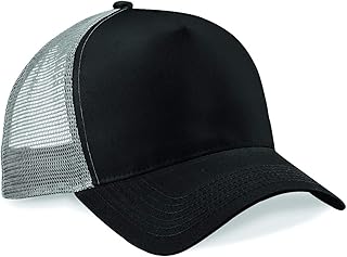 Beechfield B640.BLK-LGR Snapback, Black/Light Grey, One Size