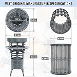 UPGRADED 645038 Filtre à mesh pour lave-vaisselle 00645038 Microfiltre de pompe à circulation - Le panier de filtre à lave-vaisselle se remplace 00651097 651097 AP4339631 PS8730270