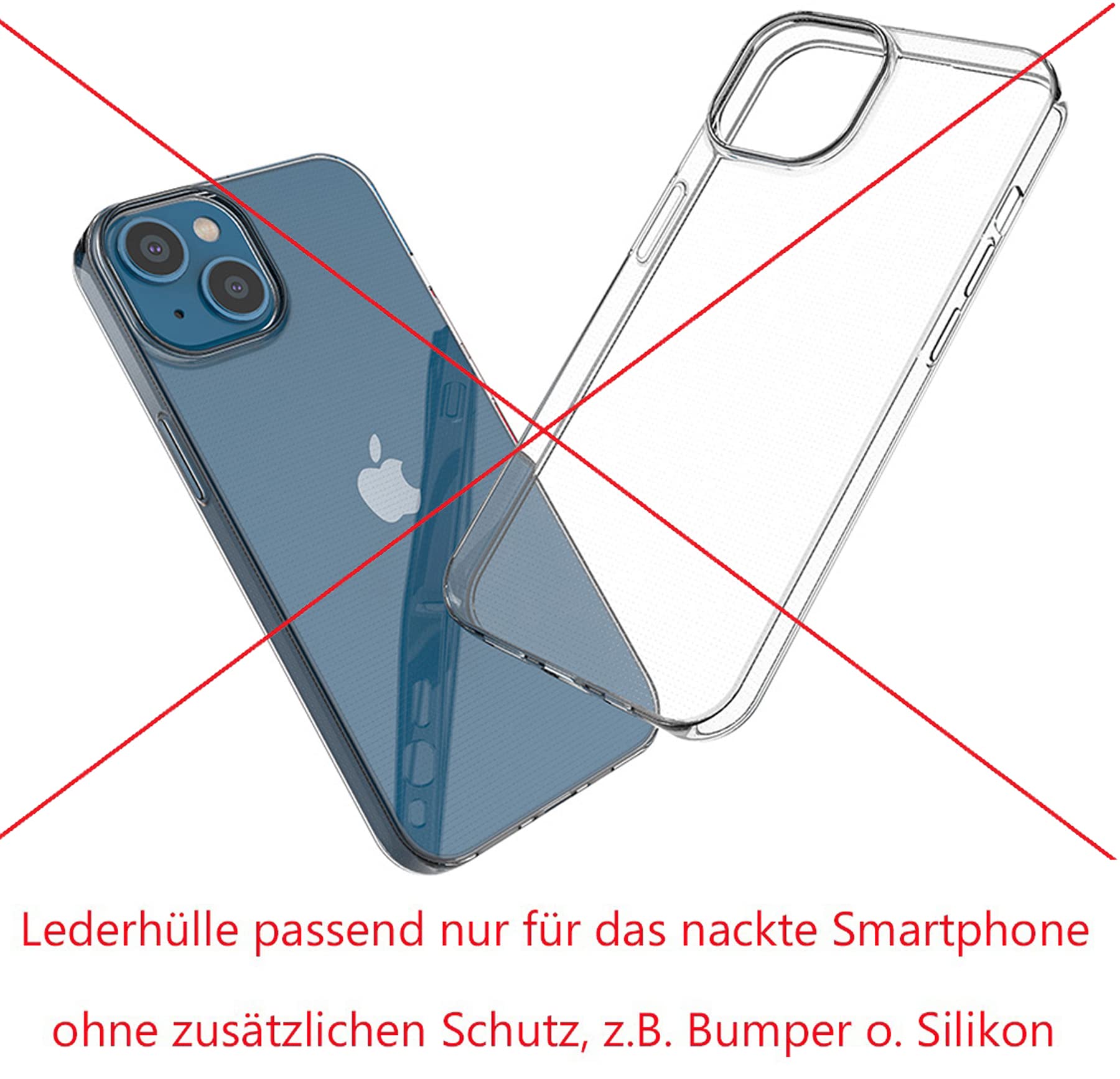 Suncase Astuccio In Vera Pelle Per IPhone 14 Pro Max - Bianco Fiore Pieno, Con Linguetta, Fatto A Mano