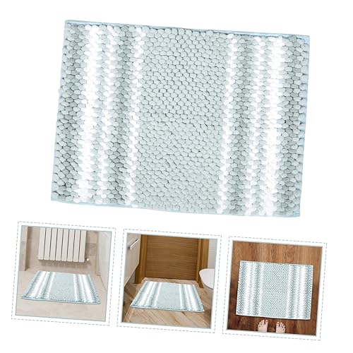 Miniatura 5 de ULTECHNOVO Tapete rectangular de chenilla, tapete de entrada de habitación, tapete de entrada para el hogar, dormitorio, tapete de baño, cocina,