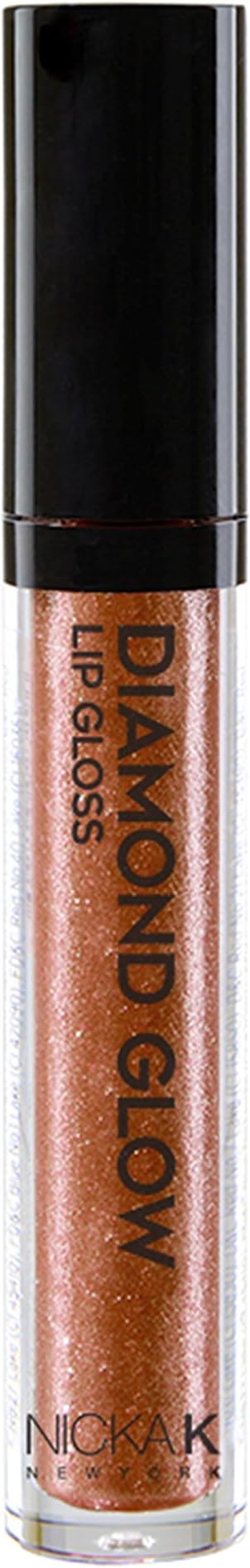 Nicka K Diamond Glow Lip Gloss, Admirable, 3.7g